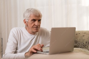 Immer mehr ältere Menschen nutzen auch Dienstleistungen im Internet.
